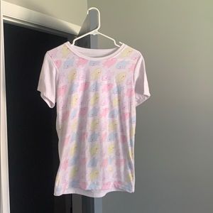 Pastel shark pattern shirt